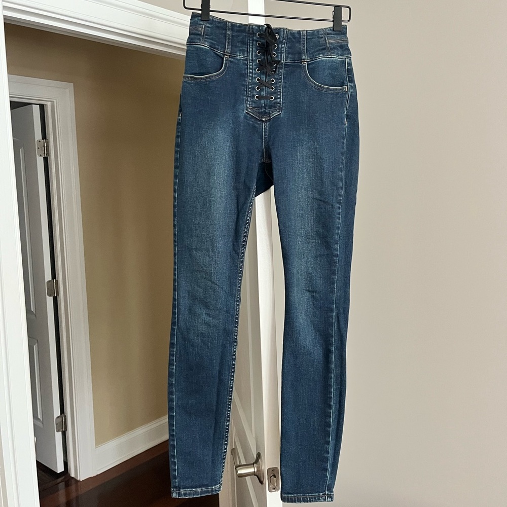 Free people high waisted jeans